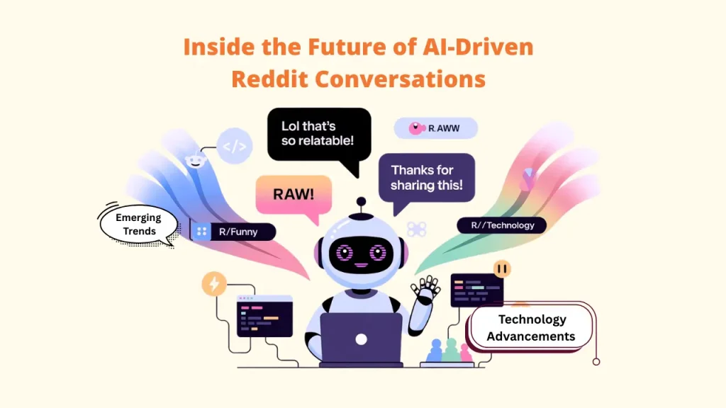 A detailed four-panel illustration titled "Inside the Future of Multi-Model AI Ecosystems" featuring sections for Agentic AI, On-Device AI, Multimodal AI, and Open-Source Platforms. The graphic visualizes the technical evolution of modern engagement software, including advanced tools like an AI Reddit Comment Generator, Reddit Comment Generator, and Comment Generator in a cutting-edge SaaS environment. Al Reddit Comment Generator: Reddit Comment Generator: Comment Generator